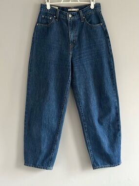 Levi’s Premium Balloon Leg Barrel Jeans 100% Cotton Womens Size 26